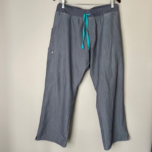 Figs Kade Cargo Medical Scrub‎ Pants Womens Size XXL Graphite Gray Nursing Vet - Picture 1 of 5